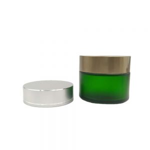 Green Glass Jar