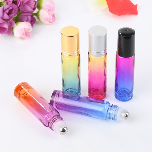 Gradient Color Coating Glass Bottle - Image 4
