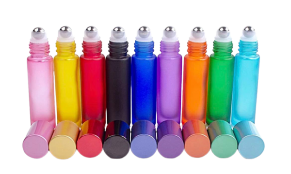 Gradient Color Coating Glass Bottle - Image 2
