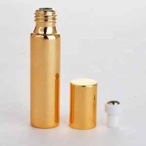 Golden Roll ON Glass Bottle