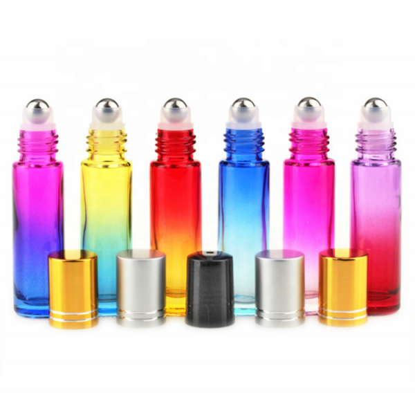 Gradient Color Coating Glass Bottle - Image 3