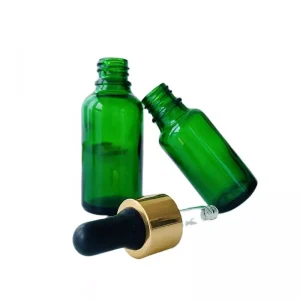 Green Dropper Bottle