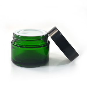 Green Glass Jar